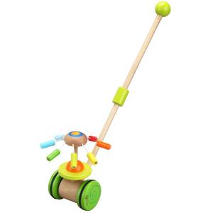 可来赛木制推推乐宝宝1岁儿童助步推杆婴幼儿早教益智单杆车玩具