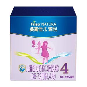 美素佳儿源悦儿童配方奶粉（调制乳粉）（36-72月）盒装1200g