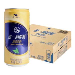 新货统一阿萨姆奶茶原味250ml*24罐整箱包邮拉罐下午聚餐奶茶饮品