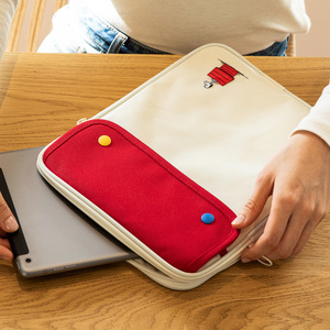 韩国可爱装平板iPad的袋子适用10.2苹果9.7寸Pro10.5内胆包11收纳袋女华为M6防震MatePad Pro10.8英寸保护套