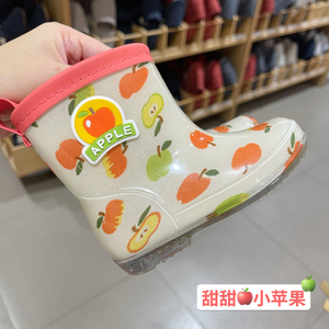 断码半价日本幼儿园宝宝雨鞋儿童雨靴男童女童套鞋胶鞋玩水