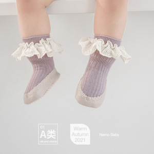 春秋婴儿不掉鞋01岁男女宝宝地板袜学步鞋防滑室内新生儿鞋袜