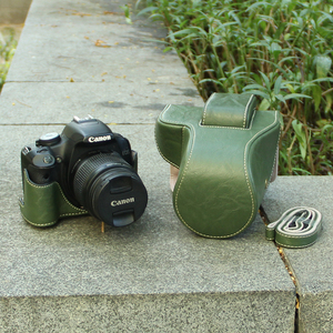佳能850D相机包760D皮套750D保护套700D绿色77D单反摄影包650D斜挎包600D全包550D/500D