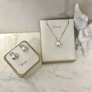 法国S925银进口珍珠单颗珍珠项链经典款钻石戴妃项链