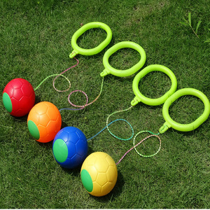 跳跳球蹦蹦球幼儿园儿童玩具小学生成人健身甩脚套脚宝宝甩甩球