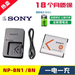 索尼DSC-J20 T99 TX10 TX20 TX55 TX66数码相机NP-BN1电池+充电器