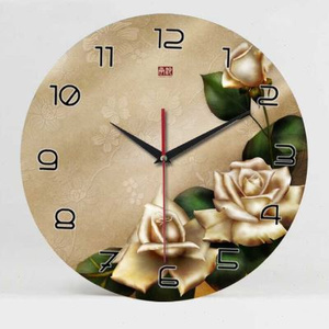 承沁时尚田园座钟创意欧式静音现代座式时钟客厅台钟个性石英钟表