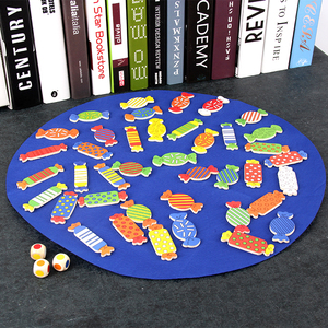 儿童糖果配对益智玩具 - 颜色图形速配训练游戏 亲子互动桌游