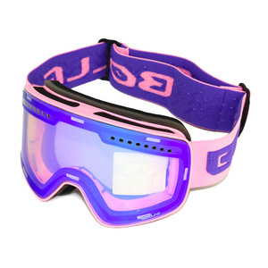 新款专业户外滑雪镜-柱面磁吸双层防雾大视野-冬季运动必备