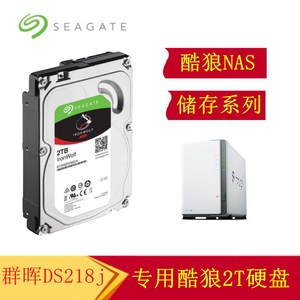 成都群晖DS218j 2盘位NAS 网络存储专用 2T希捷NAS硬盘