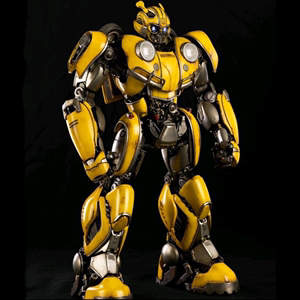新款5U模玩大黄蜂变形玩具 外传电影版合金带灯光成品机器人手办
