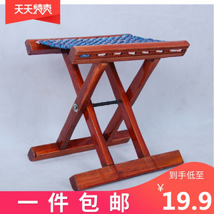 经济型实木户外钓鱼折叠凳 便携小马扎凳 小板凳 烧烤休闲椅