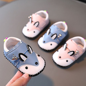 婴儿鞋0-12月不掉步前鞋防掉春秋单鞋软底新生儿男女宝宝鞋0-1岁