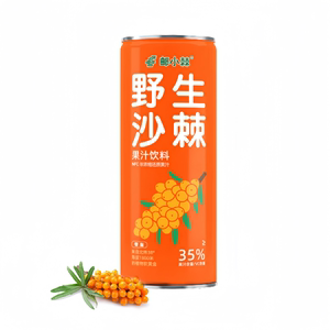 宋家沟野生沙棘果汁饮料236ml*12瓶/箱礼盒装NFC非浓缩还原果汁