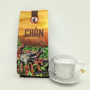 越南原装CHON猫鼠咖啡粉500克法式研磨滴漏咖啡粉香醇浓郁包邮