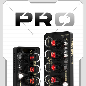 EleksTube IPS PRO限量版RGB拟辉光管时钟摆件 男友生日礼物