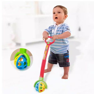 Playgo婴儿手推铃铛球玩具，助力宝宝学步乐趣多