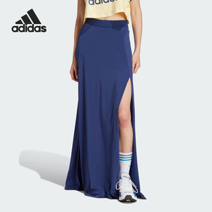 Adidas阿迪达斯正品三叶草FLOWY SKIRT女士侧开叉裙IN0816