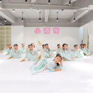 六一小酒馆女童汉服公主裙 古典中国风儿童舞蹈演出服