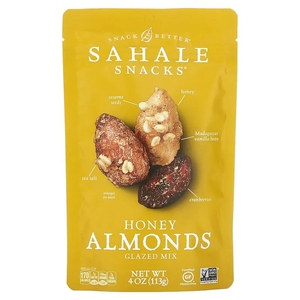 Sahale Snacks 蜂蜜杏仁芝麻籽海盐香草豆蔓越橘混合坚果零食