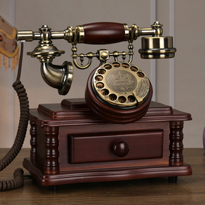 欧式复古电话机 时尚创意家用古董座机 商务办公室老式固定电话