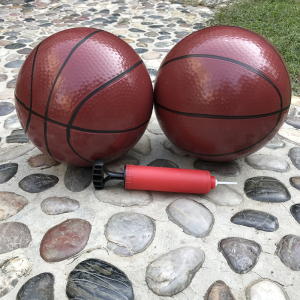 16cm儿童小皮球篮球 幼儿园玩具 男女宝宝1-3岁弹力橡胶球
