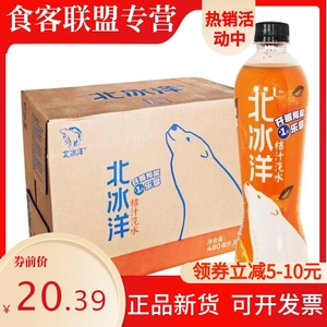 老北京新品北冰洋桔汁汽水 480ml*15瓶整箱 碳酸果味饮料 桃汁口味