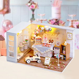 智趣屋DIY小屋青春派对 手工拼装模型房子 创意玩具 女生生日礼物