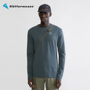 Klattermusen攀山鼠 男款长袖T恤 如尼文元素版 92%生态棉+8%弹性纤维 透气舒适