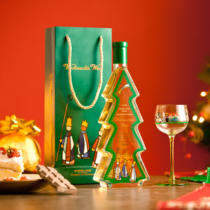 德国雷司令圣诞甜白起泡酒 500ml 低度数微醺女士优选 甜酒葡萄酒