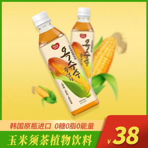 韩国进口DONGWON纤茶玉米须茶 无糖0脂草本健康饮品 500ml