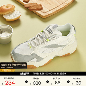 Reebok锐步官方男女同款FLUFFIPUFF贝果鞋时尚运动厚底老爹鞋