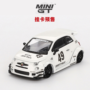 [Oseky] MINIGT 1:64 阿巴斯ABARTH 595 LBWK 809 合金车模 吸塑挂卡收藏版