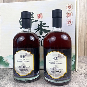 福建客家手工半甜陈酿米酒500ml*2瓶礼盒装农家自酿糯米甜酒