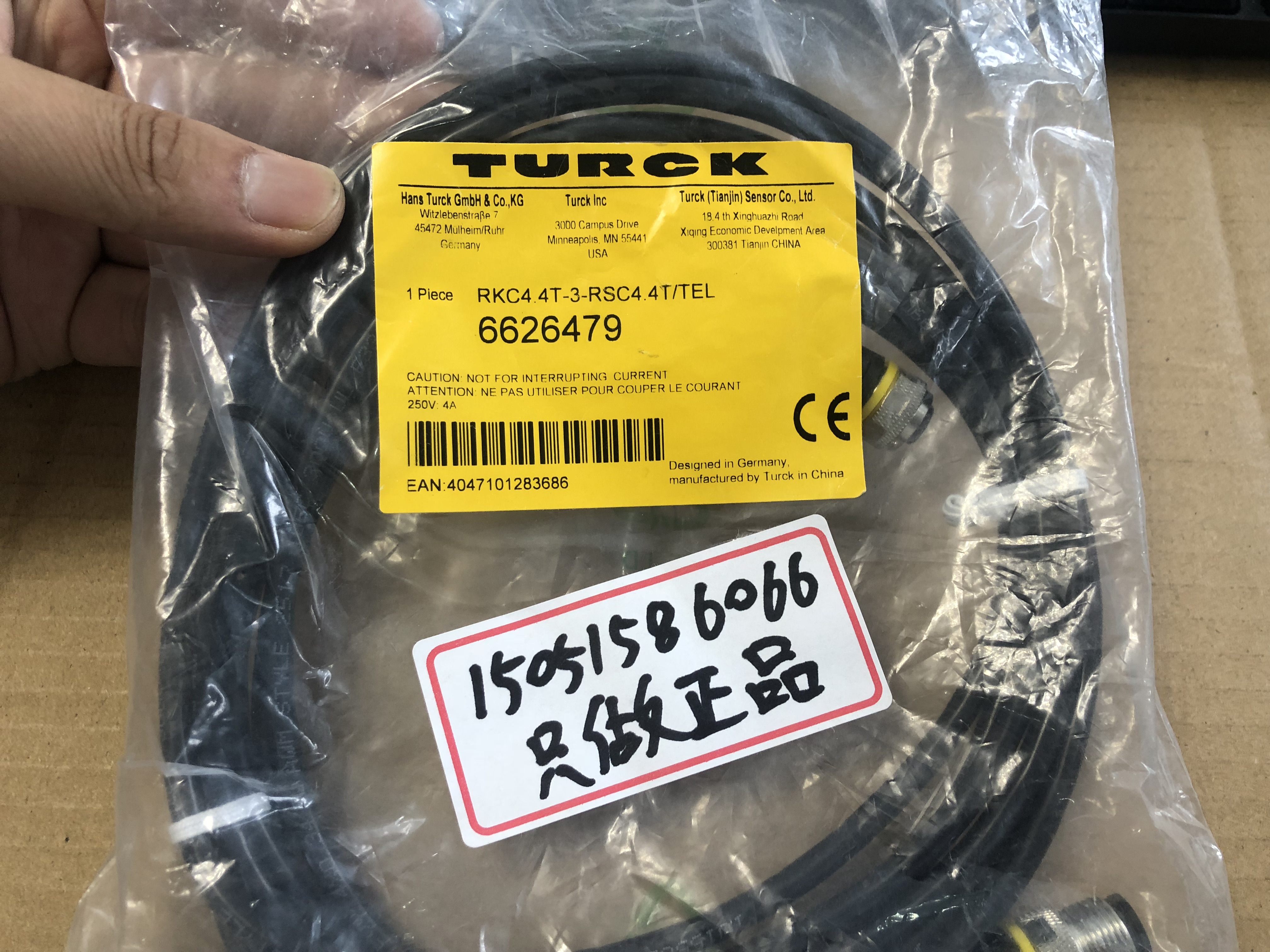 TURCK RKC4.4T-3-RSC4.4T/TEL正品全新传感器 库存限量1个 全国包邮