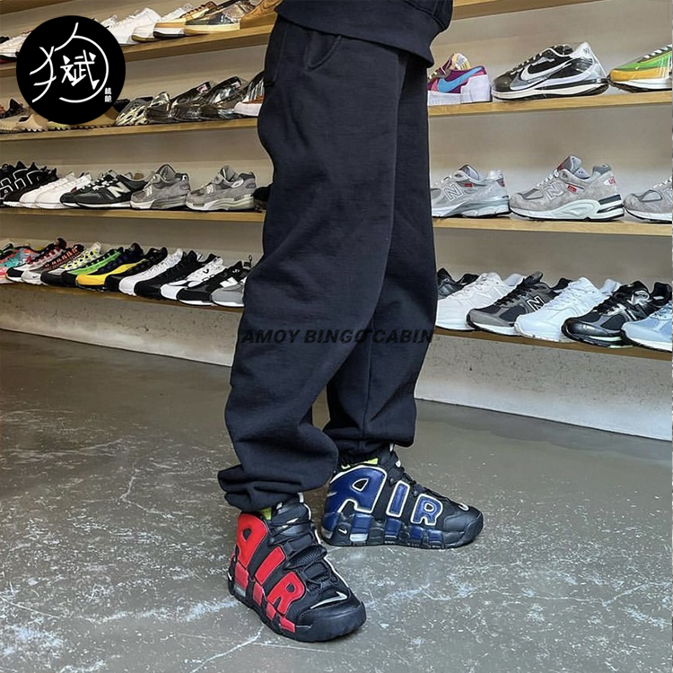 Nike耐克Air More Uptempo GS女子皮蓬大AIR鸳鸯气垫篮球鞋DM0017 时尚潮流运动休闲鞋