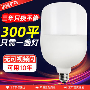 E27螺口LED节能灯泡 家用工厂超亮商用室内照明 路灯球泡灯
