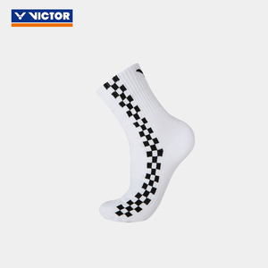威克多VICTOR 高筒羽毛球运动袜 SK1004 专业透气吸汗