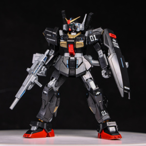HG1/144白色拼装模型机器人 马克兔提坦斯配色 潮玩手办带水贴