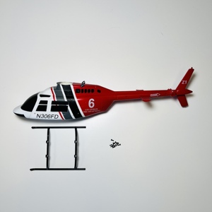 Z1 Bell206直升机专用塑胶五金配件