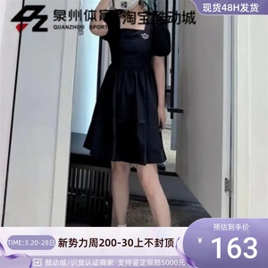 Adidas三叶草Monkey Kingdom女子灯笼袖连衣裙IP1772新款71号色