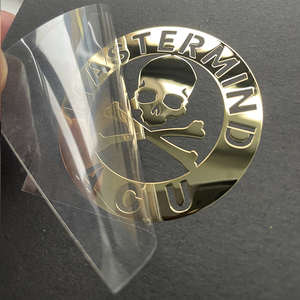 mastermind潮牌骷髅头镀金手机充电宝电脑贴纸