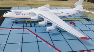 安255运输机模型 暴风雪号航模 47cm飞机玩具 20cm精品收藏