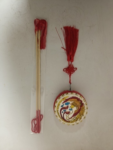 厂家直销正宗凤阳花鼓 双条民俗鼓 打花鼓 精品山羊皮制作