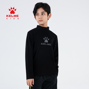 KELME卡尔美儿童运动高领长袖紧身打底衫跑步足球训练服