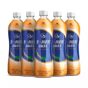 统一阿萨姆奶茶原味500ml*5瓶 整箱装饮料饮品