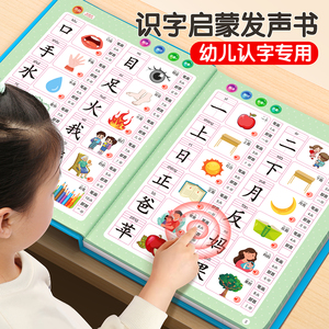 儿童识字大王早教有声书 点读挂图宝宝认字启蒙学习神器