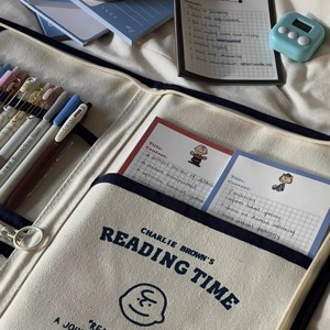 史努比时光多功能资料包适用于电脑pad平板保护内胆包