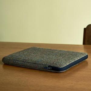适用iPad Pro Air mini各尺寸平板电脑内胆包 哈里斯粗花呢收纳袋带键盘位