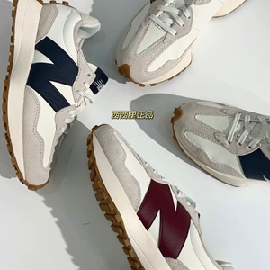 New Balance正品女款NB327系列低帮红色蓝色休闲运动鞋WS327KA/KB